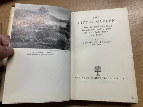 1953 "THE LITTLE GARDEN" SMALL GARDENS GEORGE TAYLOR HARDBACK BOOK (P3) - Picture 5 of 18