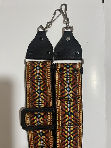 Vintage Camera Strap Colorful Hippie Tapestry Rainbow - Picture 2 of 4