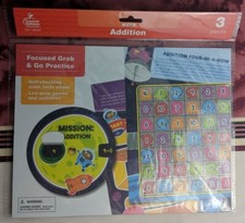 Carson Dellosa Math Mission Addition Focus Grab Practice 3 Pieces New