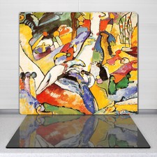 Glass Chopping Board Worktop Saver Composition 2 Vasily Kandinsky  60x52 cm
