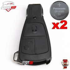 COQUE CLÉ POUR MERCEDES C W202 S202 CLK C208 E W210 S210 S W220 W140 + 2x CR2025