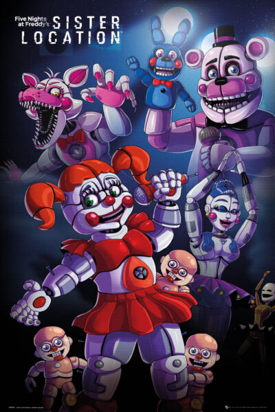 FNAF Five Nights at Freddy's Canvas Poster Art Decor