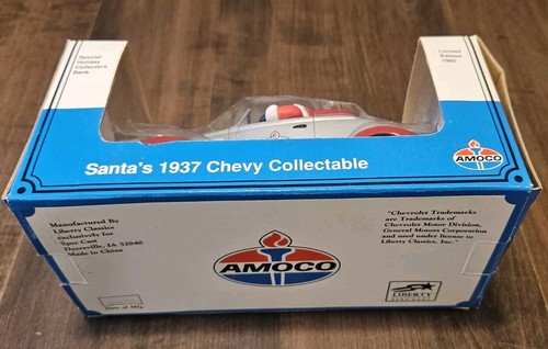 Chevy Diecast Bank #10001 nuevo de colección Spec Cast AMOCO Santa's 1937 ED105 - Imagen 5 de 10
