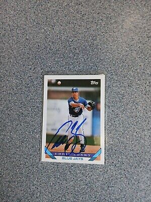 1993, Eddie Zosky, Toronto Blue Jays, Signed, Autographed, Topps Baseball Card, Card # 689, 1993, Eddie Zosky, Toronto Blue Jays, Signed, Autographed, Topps Baseball Card, Card # 689,