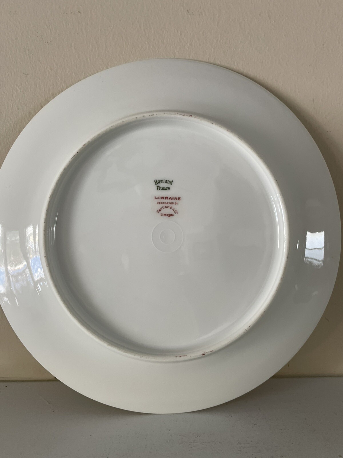 Haviland Limoges LORRAINE Blue Pink Floral Dinner Plate 9.75" EUC 6 Available