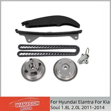 6pcs/Set Timing Chain Kit For Hyundai Elantra For Kia Soul 1.8L 2.0L 2011-2014