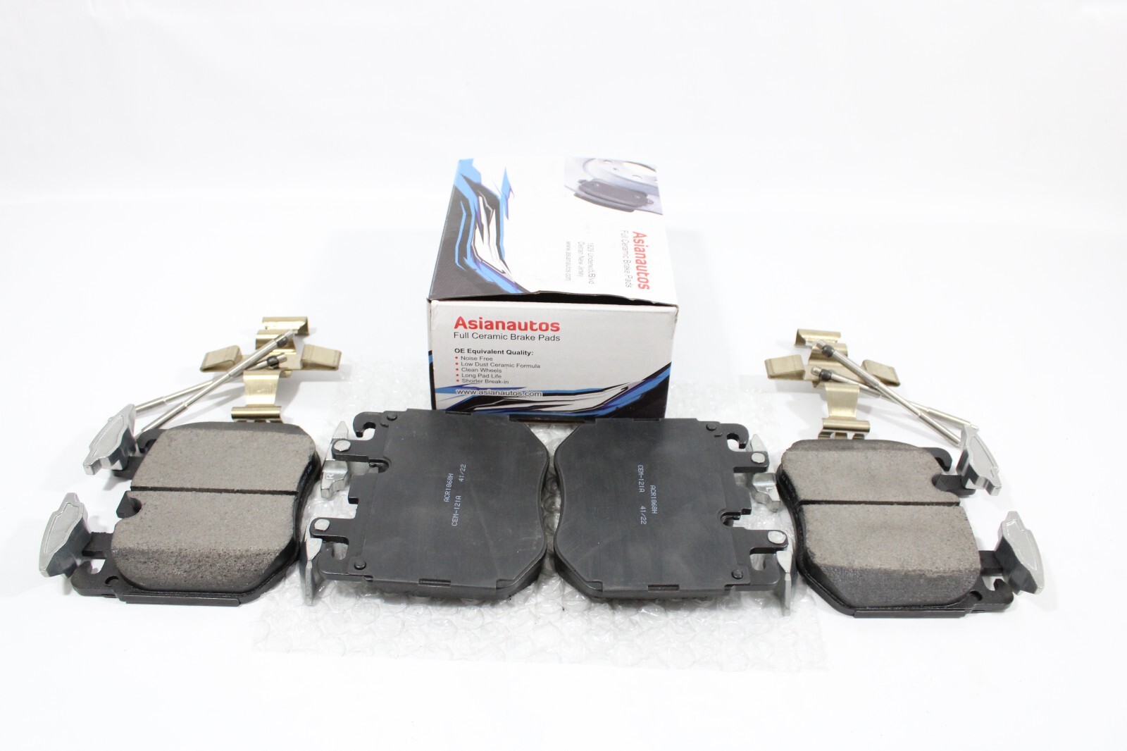 Asianautos Full Ceramic Front Brake Pads With Hardware For BMW 750i ...