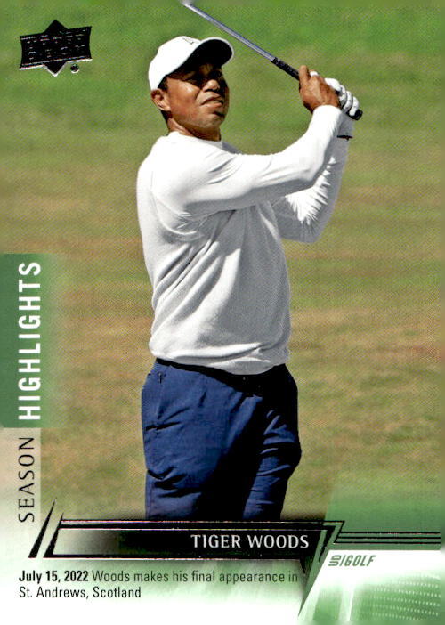 Tiger Woods 2024 Upper Deck PGA Tour Golf - #78 -