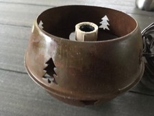 Lámpara eléctrica de bola de campana de tintineo rústica decoración rústica de vacaciones de Navidad