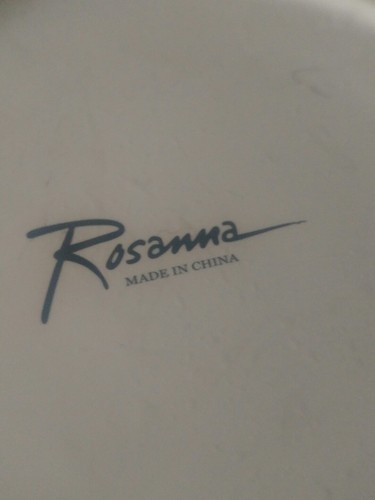 Rosanna Pastel Stripe Dessert / Appetizer Plates / 4 - Picture 3 of 3
