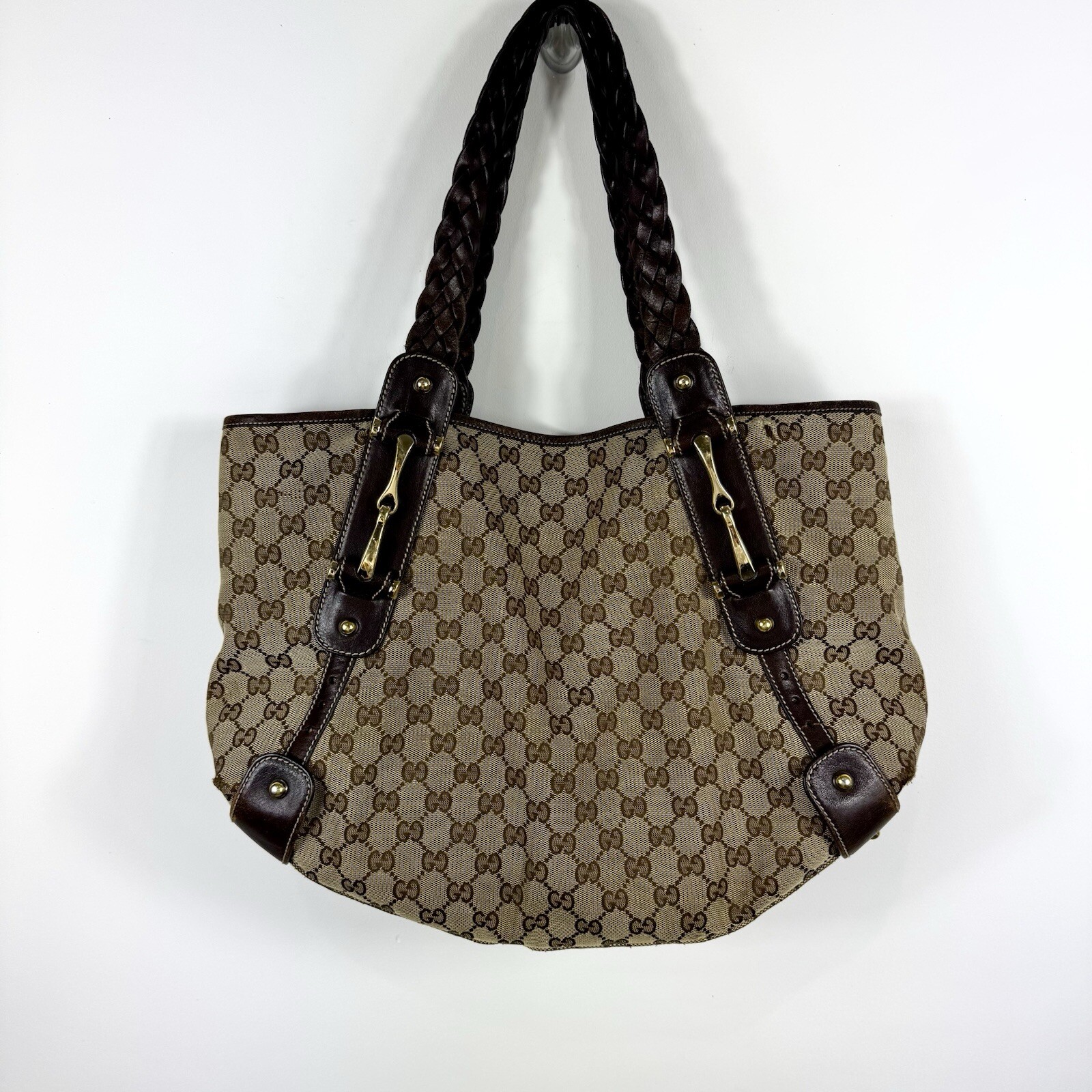 Gucci GG Monogram Canvas Large Pelham Tote with Matching Wallet-image