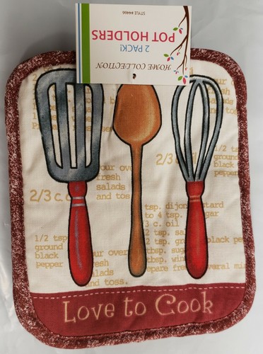 Juego de 2 Mismos Portavasos Jumbo Impresos, 7"x8", APARATOS DE COCINA, AMOR COCINAR #1,AM - Imagen 2 de 13