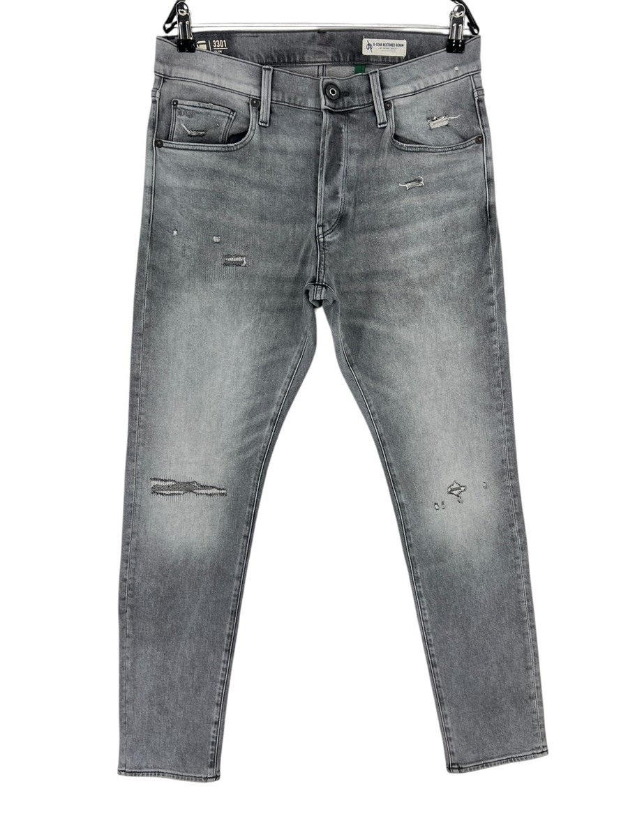 G-Star Raw 3301 Skinny Stretch Men Jeans Size W32 L32 | eBay