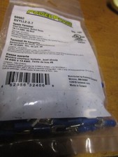 16-14 AWG 0.283" 6 Stud Vinyl Insulated Butted Seam Fork Terminal QTY 100