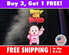 PAN Baby Dragonball Z Baby on Board Bumper Sticker Bumper Sticker Decal