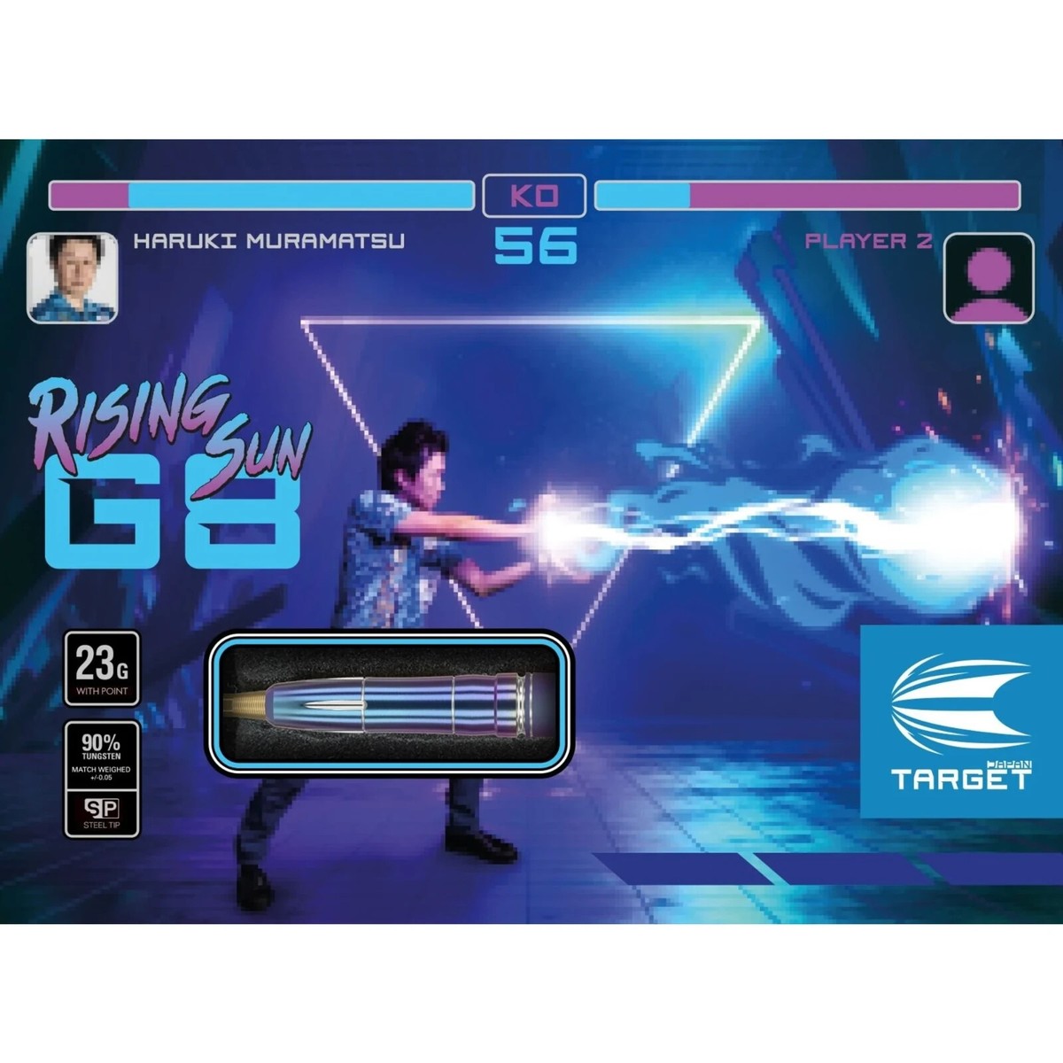 ダーツ RISING SUN G8 90% 20g 2BA Target Japan Haruki Muramatsu Rising Sun G8 Flight All