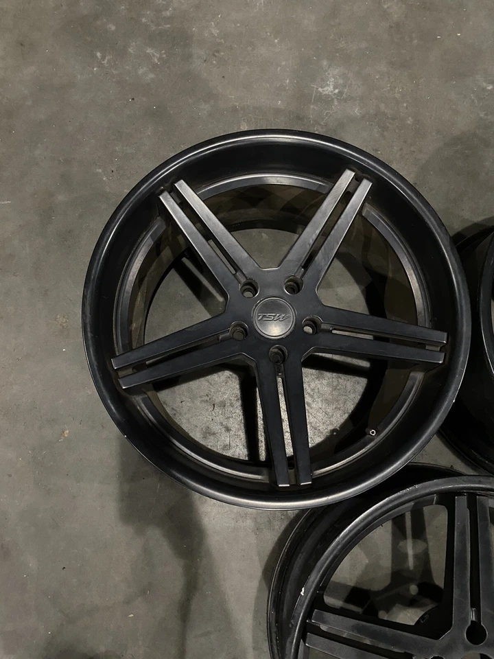 TSW Mirabeau Rim Wheels 5x120 BMW 20x10.5 ET25 20x9 ET22 Set of 3 Matte Black Foto 2 de 4
