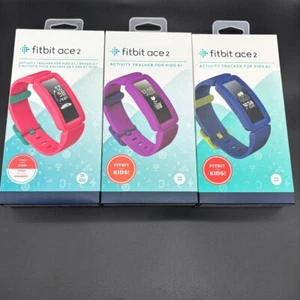 NEW Ace Fitbit 2 Suivi d'activité pour les enfants Raisin / Bleu & Pastèque/Teal FB414