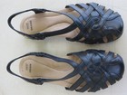 Earth Origins Belle Brielle Sandals Womens sz 9.5M Black Leather Comfort Classic — photo 2