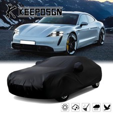 Für Porsche Taycan Stretch Autoabdeckung Plane Vollgarage Wasserdicht In/Outdoor