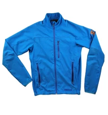 Marmot Tempo Men’s Nickelodeon Staff Softshell Jacket Blue Sapphire Size S EUC