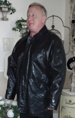 Marc Buchanan PELLE PELLE レザージャケット ブラック PELLE PELLE MARC BUCHANAN レザージャケット