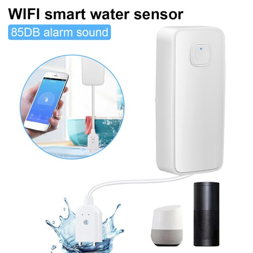 Sensore perdite acqua WIFI intelligente allarme sonoro rilevatore perdite alluvioni allarme trabocco - Foto 7 di 25