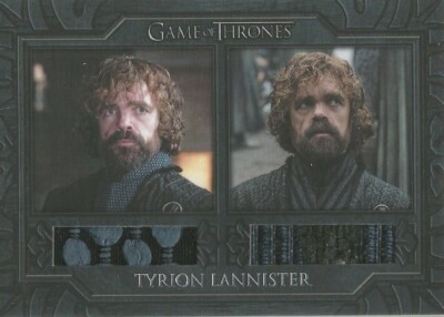Game of Thrones komplette Serie: DC3 ''Tyrion's Jackets'' Dual Relic Card