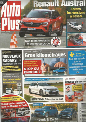 AUTO PLUS NR.1782 RENAULT AUSTRAL / BMW 3ER / LINK & CO 01 / MONDE AUTO