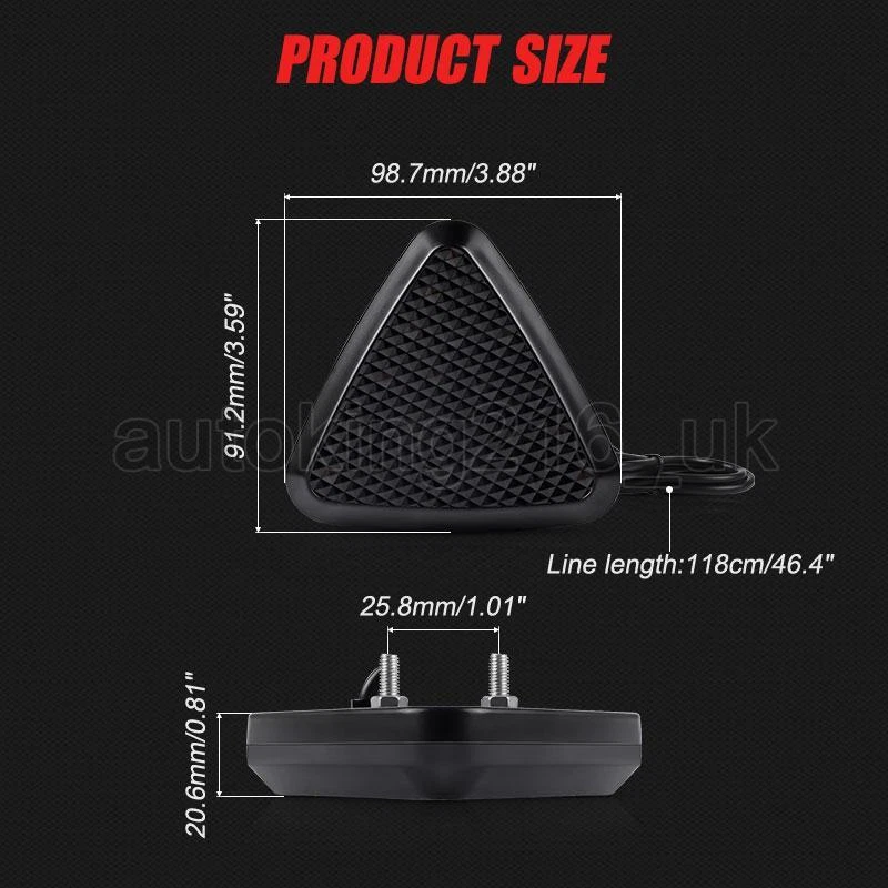 12V F1 Style 21 LED Rear Brake Lamp Strobe Flashing Tail Stop Light Universal UK - Image 4 of 4