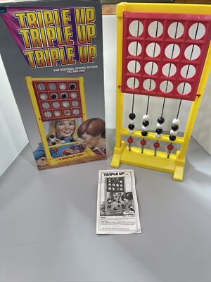 1989 Triple UP Game, Vintage Game 100% Complete
