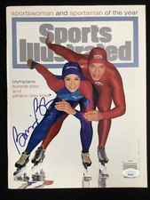 Bonnie Blair Signed Sports Illustrated 12/19/94 Olympians SOY No Label Auto JSA