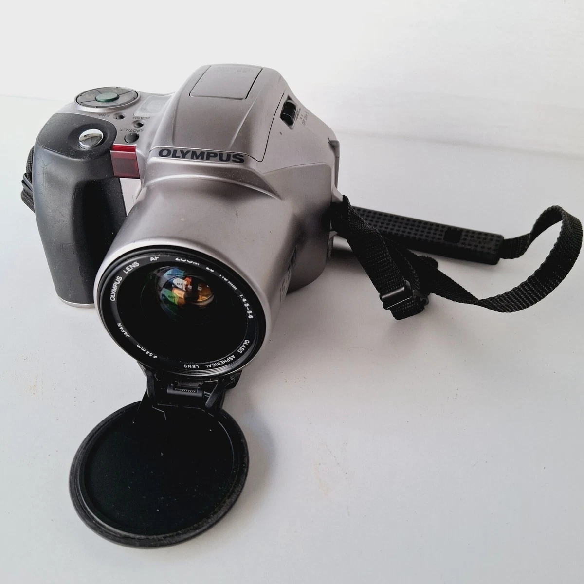 Appareil Photo Argentique Olympus IS-200 + Doubleur + Housse – Format 24x36, Occasion
