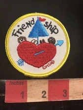 Kid’s Drawing Style LOVE HEART MULTICULTURAL FRIEND SHIP Funny Art Patch 99D9
