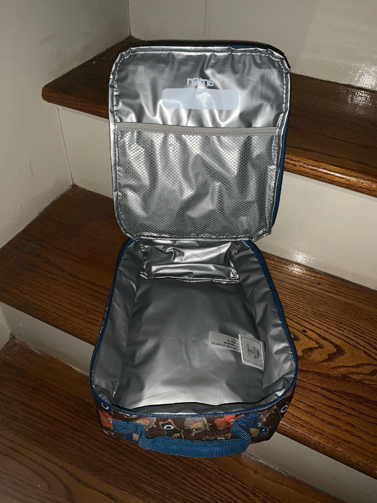 Olivet Ipack Lunch Insulated Bag Tote OWLS & BOTS Robot Birds UNIQUE