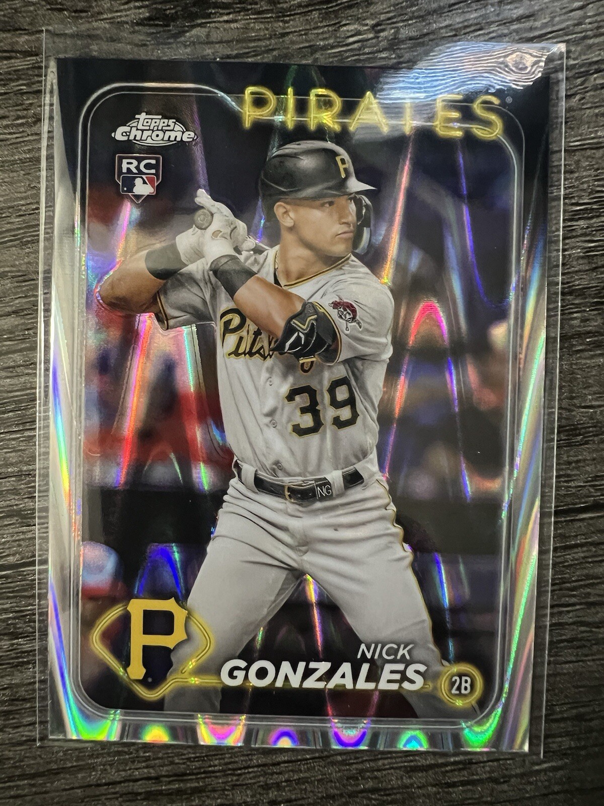 2024 Topps Chrome - RayWave Refractor #72 Nick Gonzales (RC)