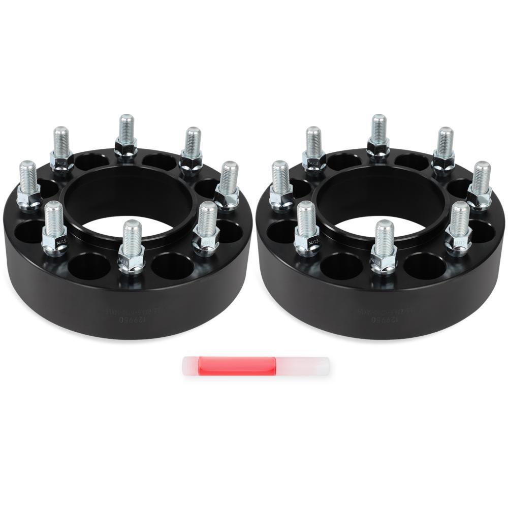2x 2" Wheel Spacers – 8x6.5 Bolt Pattern, 14x1.5 Thread – For Chevy/GMC K2500 C3500