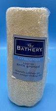 The Bathery Natural Exfoliating Bath Loofah Sponge Softer Younger Skin NEW