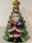 Radko 12" FESTIVE FELLOW TREE TOPPER Santa w/Tree Reflector 20th Anniversary NEW — photo 3
