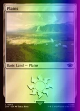 MTG Plains (262/479) The Lord of the Rings Tales of Middle-earth NM FOIL