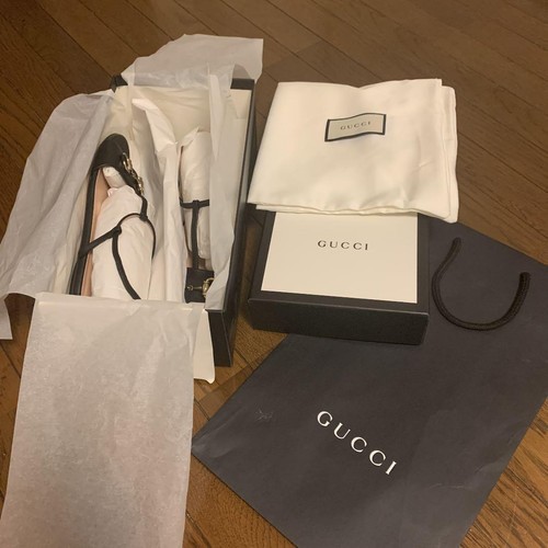 GUCCI Sandalias Mules Frat Horsebit Cuero Negro EU36 US6 Japón Envío gratuito - Imagen 20 de 24