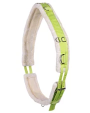QHP Ontario Lunging Girth/roller -Lime green cob QHP