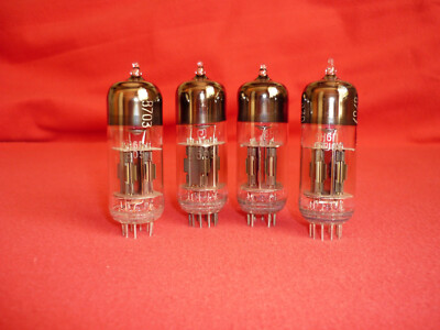4pcs. 6N6P / 6Н6П Double triode NEW. SAME DATE 1986 ~ E182CC; ECC99
