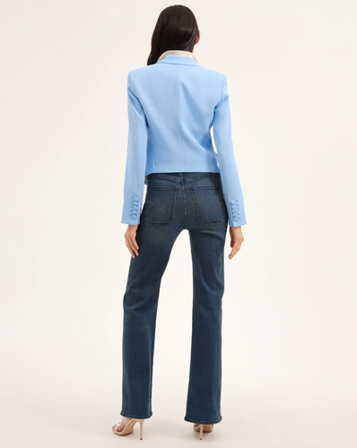 NWT $698 Veronica Beard Diego Dickey Jacket in Blue Sky - Picture 4 of 6