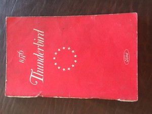 1962 Ford Thunderbird Owners Manual User Guide Reference Operator Book Fuses OEM