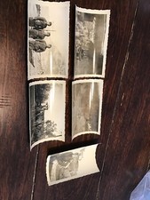 Assorted WW2 Pictures - Lot of 5 - ORIGINAL PHOTO 3.5 X 2.5 Stamped 358