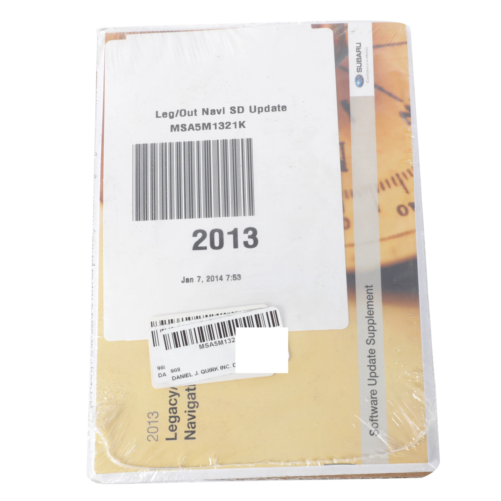 Tarjeta de memoria del sistema de navegación para Subaru Legacy 2014 (N/P MSA5M1321K)