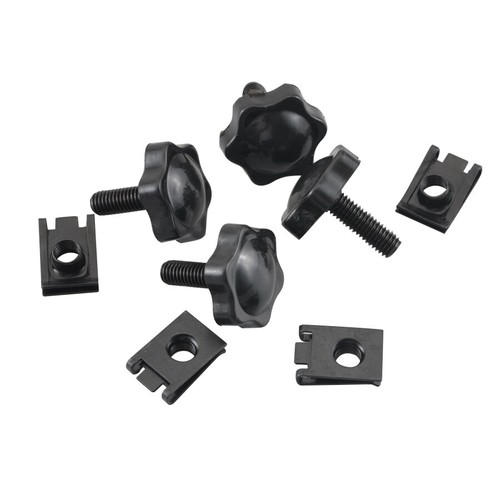 4x Black Saddlebag Lock Mounting Bolt Screw For Harley Street Road Electra Glide - Picture 4 of 14