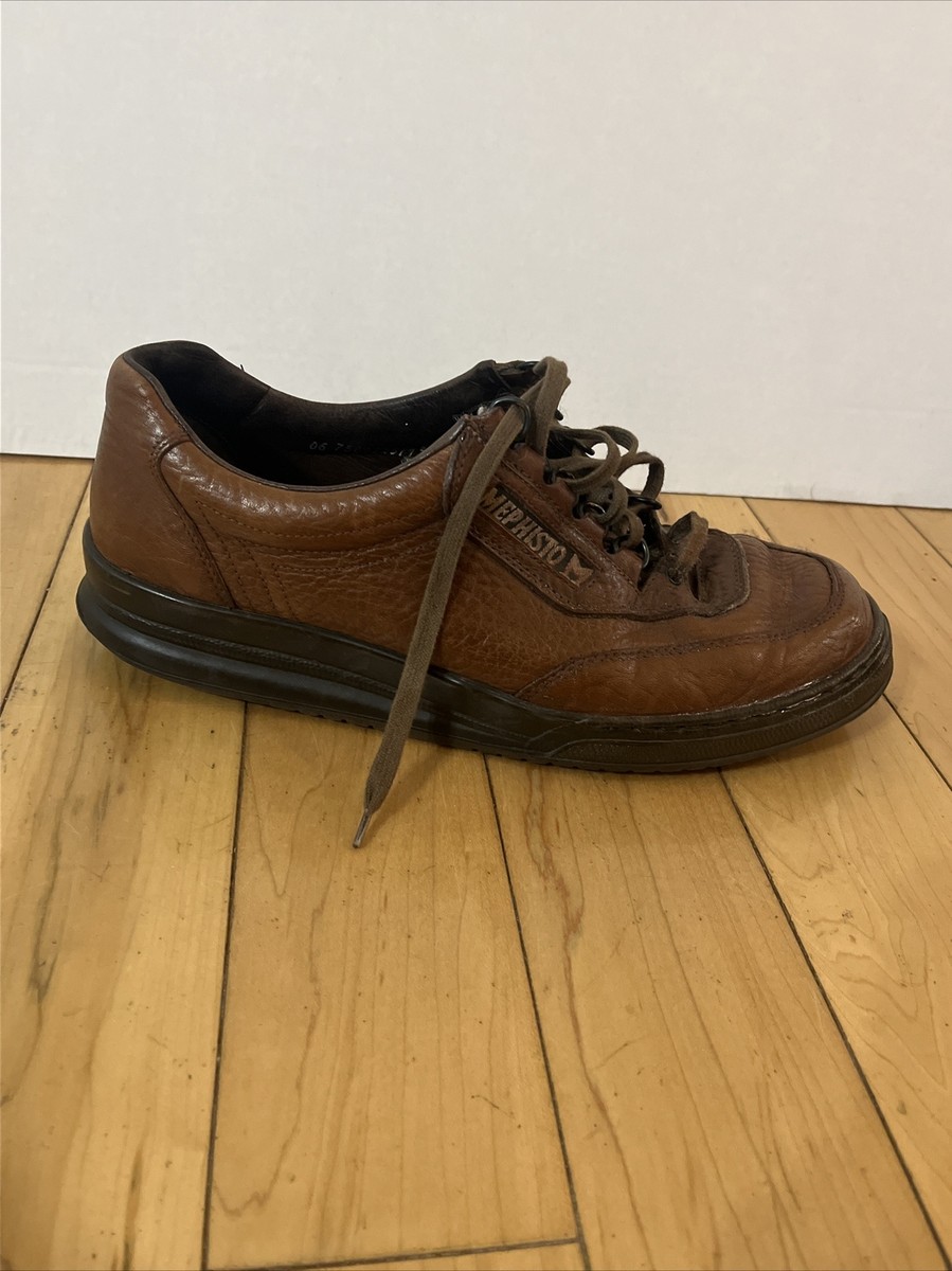 Mephisto Runoff Mens 9.5 Brown Leather Sneakers Casual  display picture 1