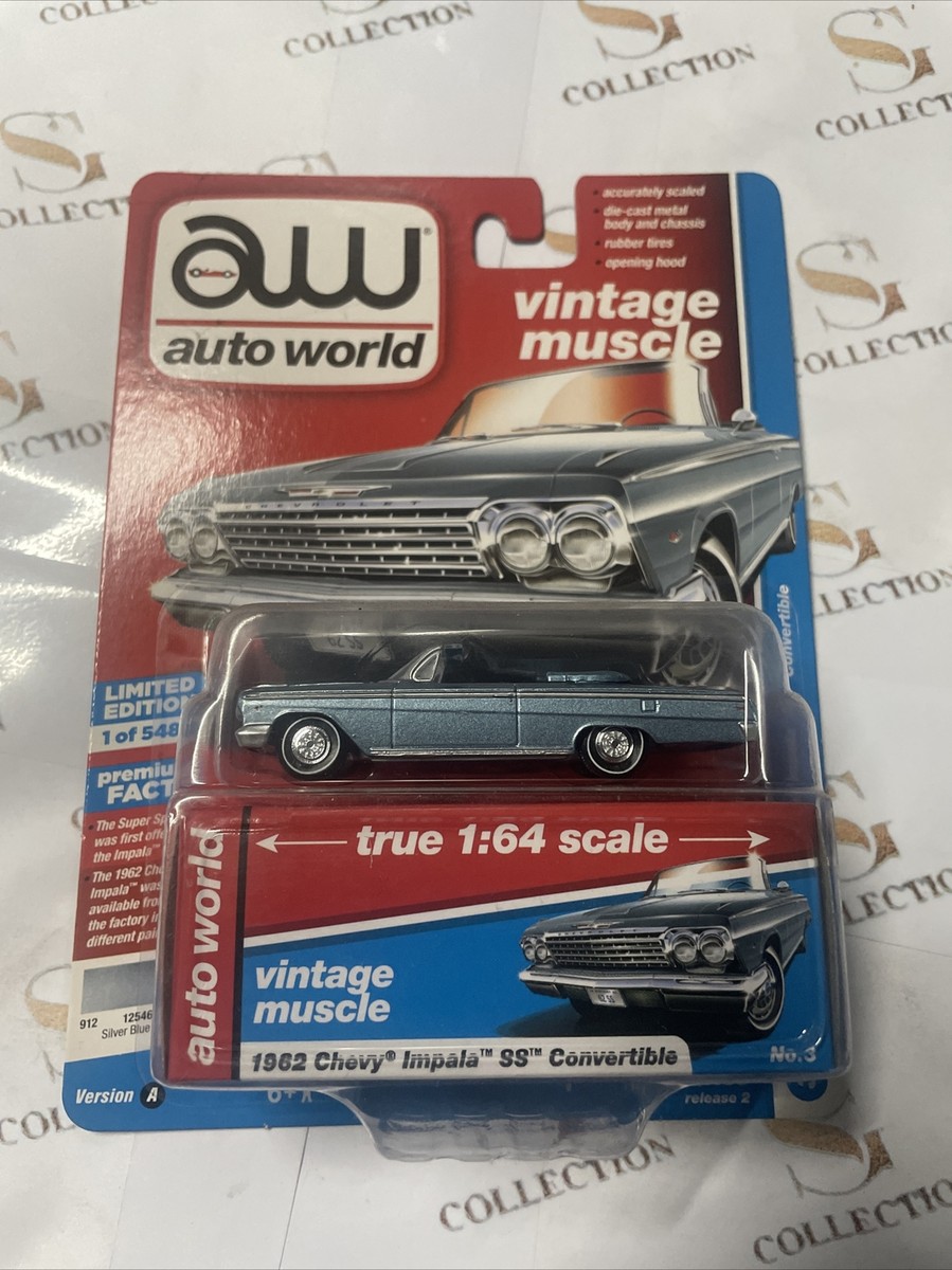 Auto World Limited Vintage Muscle Black 1962 Chevy Impala SS